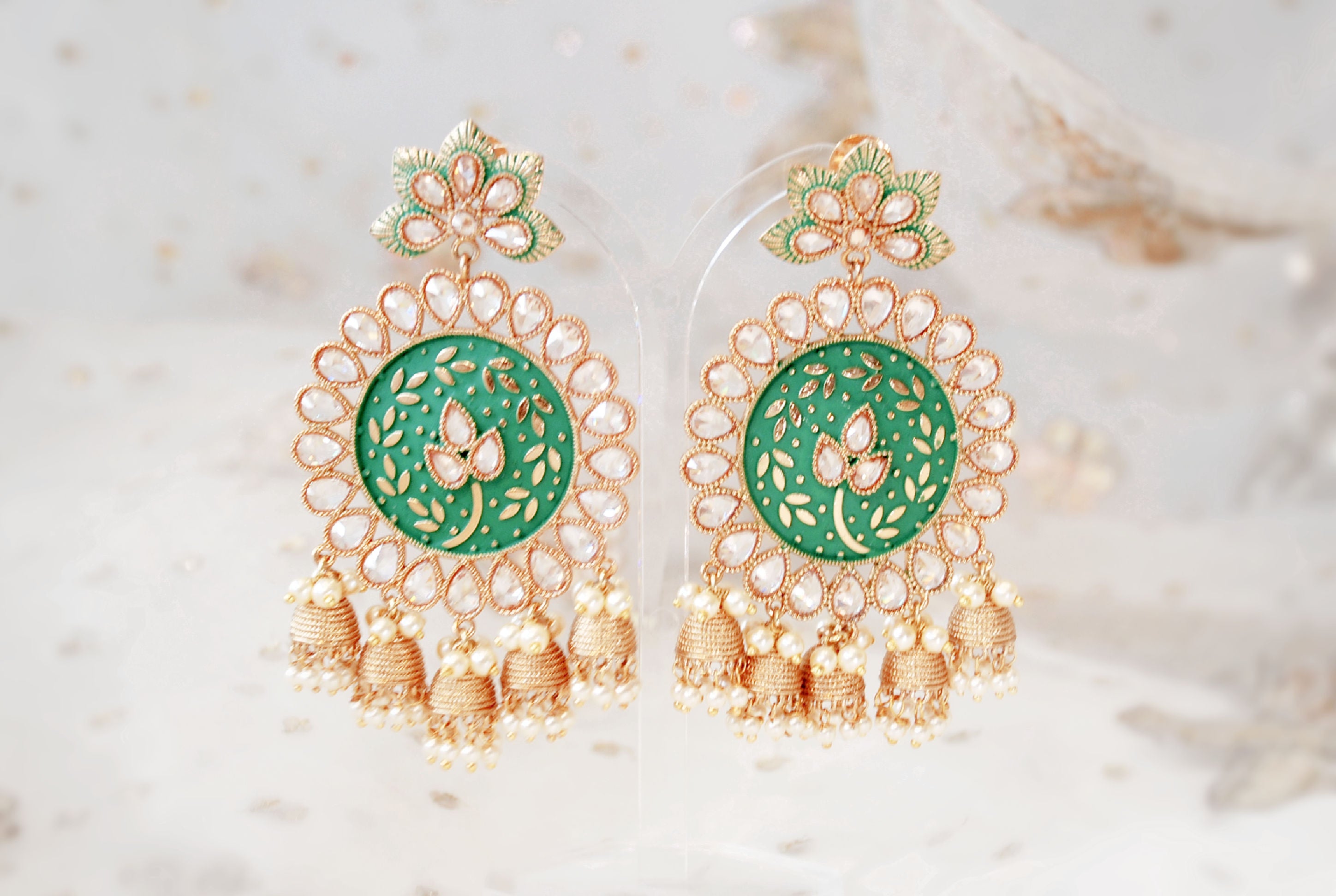 How to style earrings with kurti || Kurti earrings ideas || jewellery for  kurtis - YouTube